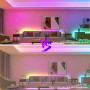 Macchiatto Ruban LED Néon 5M, Modèles DIY Bande LED avec APP/Télécommande, Synchronisation Musicale, Néon LED Chambre Gaming, Im