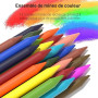 Four Candies Criterium Dessin, Esquisse Crayon Mécanique Porte Mines en Métal 0,5. 0,7. 0,9 . 2 mm (Coloré HB 2H 2B 4B) Jeu de 2