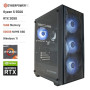 CyberpowerPC Wyvern Gaming PC - AMD Ryzen 5 5500, Nvidia RTX 3050, 16GB RAM, 500GB NVMe SSD, 650W PSU, Wi-FI, Windows 11, Sylph