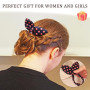 SYEYCW 5 Pièces Accessoire Chignon, Chignon Magique, French Curler Polka Dot Beamer, Outil de Tissage Français, Réutilisable Laz