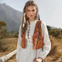 MWOOT 6 Pièces Pinces à Cheveux Plumes, Extensions de Cheveux Bohème, Coiffe Indienne pour Femmes,Hippie Plume Clips Cheveux pou