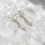SOFIA MILANI - Boucles d'Oreilles pour Femme en Argent 925 - avec Pierre de Zircon - Boucle d'Oreille Pendantes en Forme d'Ovale