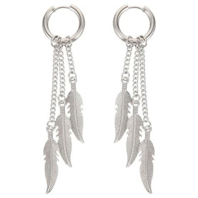 Beaupretty Boucles D'Oreilles Pendantes Plumes Pour Femmes Boucles D'Oreilles Punk Et Cartilage Accessoire Léger Pour Quotidien
