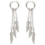 Beaupretty Boucles D'Oreilles Pendantes Plumes Pour Femmes Boucles D'Oreilles Punk Et Cartilage Accessoire Léger Pour Quotidien