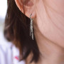 Beaupretty Boucles D'Oreilles Pendantes Plumes Pour Femmes Boucles D'Oreilles Punk Et Cartilage Accessoire Léger Pour Quotidien