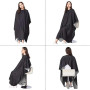 URAQT Capes de Coiffeur de Salon Pleine Longueur, Robe de Coiffure Professionnelle en Nylon Imperméable pour Coupe de Cheveux |