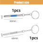 Lot de 2 Mini Tournevis pour Lunettes,Tournevis Opticien 3 en 1 Porte clés en Acier Inoxydable pour Réparation de Lunettes,Lunet
