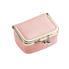 Mini Boîte à Bijoux de Voyage, Petit Coffret à Bijoux Nomade, Organisateur pour Bagues, Boucles d'oreilles, Colliers et Bracelet