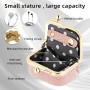 Mini Boîte à Bijoux de Voyage, Petit Coffret à Bijoux Nomade, Organisateur pour Bagues, Boucles d'oreilles, Colliers et Bracelet