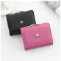 LSNNMU Portefeuille Femme Petit Portefeuille Femme Coeur Aimant Court Portefeuille Femme Porte-Carte Filles Femme Dame Porte Mon