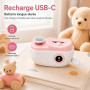 Coupe Ongle Electrique, 2-en-1 pour Bébés, Adultes et Personnes Âgées, Rose | Coupe Ongle pour Ongles Épais, Lime à Ongle Électr