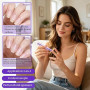 3 PCS Ceramic Cuticle Pen Huile Cuticules Ongles Stylo, 3 en 1 Stylo Soin des Ongles Stylos Huile Hydratante, Nail Care Pen Nour