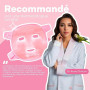 Medi Grade Set Masque Froid Visage et Masque des Yeux en Gel, Ensemble Rose | Atténue poches, cernes et migraines, moment de dét