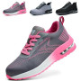 WUAYAMI Chaussures de Sécurité Hommes Femmes Baskets de Secruite Légère Chaussure de Travail Confortable Respirantes Chaussure d
