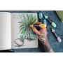 Schneider Job 150 Surligneurs Pastel - Lot de 6 | Pointe biseautée 1 + 5 mm - turquoise, menthe, lilas, rose, pêche, vanille