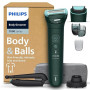 Philips Bodygroom série 7000 - Tondeuse pour hommes, tête flexible 2D Triple protection, têtes interchangeables, taille et rasag