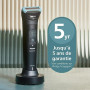 Philips Bodygroom série 7000 - Tondeuse pour hommes, tête flexible 2D Triple protection, têtes interchangeables, taille et rasag