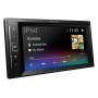Pioneer DMH-A240BT Mechafree Lecteur multimédia à écran Tactile de 6,2" avec Miroir de Smartphone, Bluetooth, GEQ 13 Bandes, fon