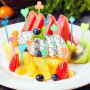 HMCEY 200 Pièces Pique Aperitif Plastique,Pic a Brochette Coloré,Pic Apero Reutilisable,Fourchettes à Fruits,Brochettes Cocktail