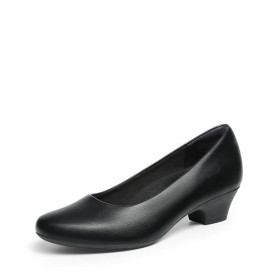 DREAM PAIRS Escarpins Femme Petit Talon Enfile | Soutien de la Voûte Plantaire, Chaussures Travail Bureau Confort Longue Durée