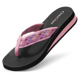 ChayChax Thongs Femme Compensées Sandales de Plage Légères Chaussons d'été Pantoufles Antidérapantes