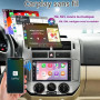 pour Volkswagen Polo, Passat, Golf 4, Jetta MK3/MK4. Autoradio écran 7 Pouces, CarPlay & Android Auto sans Fil, Bluetooth, FM, U