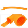 Terisass 038103663 Tube de jauge d'huile moteur en plastique 1,9TDI compatible avec A4 Cordoba Inca Toledo (orange)