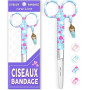 Mayo Ciseaux infirmiere, ciseaux infirmier bout rond | infirmiere accessoires avec motifs uniques à pansement compressif | lames