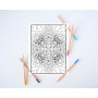 Coloriage Adulte: Coloriage par numéros - mandalas et motifs