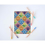Coloriage Adulte: Coloriage par numéros - mandalas et motifs