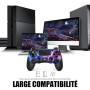 AceGamer Contrôleur sans fil pour PS4, manette de jeu Tefelan compatible avec PS4/Pro/Slim/PC Gamepad avec turbo/bouton arrière/