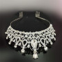 Tiara Cristal Couronne Strass Pour Femme avec Peigne Couronne Diadème Princesse Fille Bandeau Adult Cheveux Accessoires Cadeau p