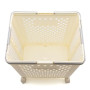 Panier à linge pliable amovible - Panier de rangement à roulettes pour appartement, salle de bain, chambre à coucher, dortoir (g