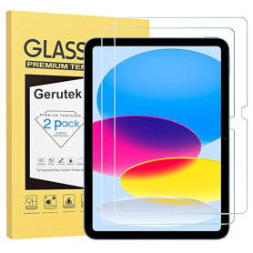 Gerutek [Lot de 2 Verre Trempé Pour iPad (A16) 11ème Génération/10ème Gén (2025/2022), 11/10.9 Pouces, 9H Dureté, Haute Définiti