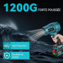 Yofidra Souffleurs de Feuilles sans Fill avec 2 Batteries, 576 km/h | avec 2 Batteries de 3000mAh, 28,000 TR/Min, Souffleur Élec