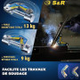 Aimant de Soudeur S&R. Lot de 2 aimants de montage. Angle 15°, 45°, 60°, 90°, 120°, 135°, 165°.