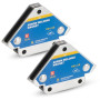 LUNEKUCK 2PCS Aimant Soudure avec Force de Maintien 13kg/28LB Equerre de Soudage pour Angle de Positionneur Magnétique 45 ° 90 °