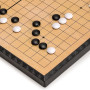 YMI Jeu de Go magnétique de Voyage, 19x19, 361 Pierres | Jeu de Go magnétique 19x19 avec 361 pierres, 2 bols et plateau pliant d
