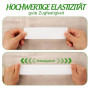 Agoer Lot de 4 Elastique Couture - 20M Bandes Élastiques Couture -10 mm, 20 mm, 30 mm, 40 mm - Blanc Ruban Elastique Couture - 5