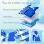 Gilet de Natation Enfant avec Sangle Réglable, Gilet Natation Enfant en Néoprène, Certifié TÜV, Veste de Flottaison Bébé pour Ga