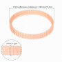 QUARKZMAN Courroie Entraînement Rabot Électrique Polyuréthane 240mm Orange | Courroie Crantée pour Rabot Électrique en Bois