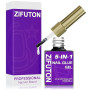 ZIFUTON Colle Faux Ongles Extra Forte, 5 en 1 UV Colle Capsule Americaine Ongle, Gummy Base Pose Americaine, Semi-permanent, Gel