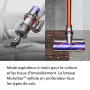Dyson Cyclone V10 Absolute aspirateur sans Fil, 150 Airwatts, 60 Min d’autonomie – Technologie Anti-emmêlement, Brosse Fluffy po