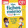 Mes fiches mémo Français et Maths CE1: Une collection conçue par Lutin Bazar - Tout retenir en un clin d'oeil