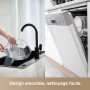 DREAME Tasti Friteuse à air en verre portable 5 en 1, 2,5 L + 4,5 L | 2 cuves, cuisson sans huile, rôtir, griller, réchauffer, m