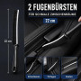 Kit de Nettoyage Intérieur de Voiture 9 Pièces, Brosses, Éponges et Sac | 4 éponges, 2 brosses pour interstices, 1 pinceau, 1 ch