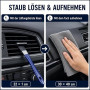 Kit de Nettoyage Intérieur de Voiture 9 Pièces, Brosses, Éponges et Sac | 4 éponges, 2 brosses pour interstices, 1 pinceau, 1 ch