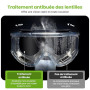 AirGearPro G-500 Masque Protection Respiratoire Réutilisable avec filtres | Masque à gaz Anti-Poussière avec Filtres A1P2 et Lun