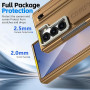 Coque pour Galaxy Z Fold5 avec Stylet, Coque avec béquille et Emplacement pour Stylet S Pen, Protection d'écran Avant pour Samsu