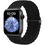 CeMiKa Bracelet Tressé Compatible avec Apple Watch 44mm 45mm 46mm 49mm | Nylon Élastique Stretch Alternative Sport Band pour iWa